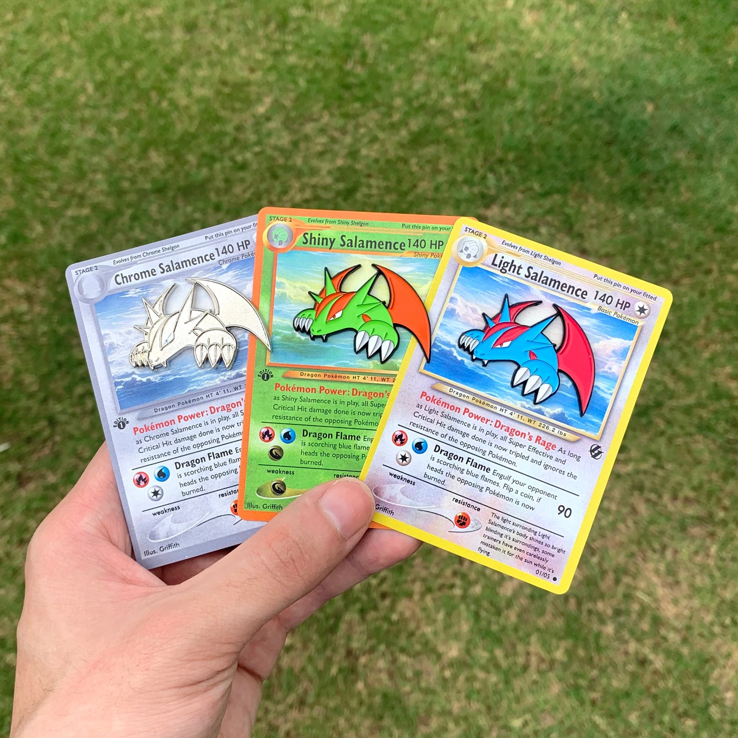 Shiny Salamence Pin